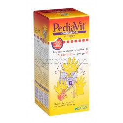 PediaVit Complesso B Integratore di Vitamine Gruppo B Bambini e Adulti Flacone 100ml