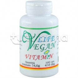 Life Vegan Vitamin Integratore per Stress 100 Capsule Life Vegan Vitamin Integratore per Stress 100 Capsule