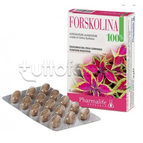 Pharmalife Forskolina 100% Integratore per Perdita Peso 15 Compresse Pharmalife Forskolina 100% Integratore per Perdita Peso 15 Compresse