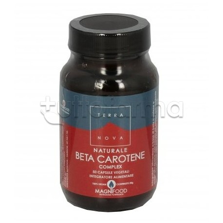 Terranova Beta Carotene Integratore per Pelle 50 Capsule Terranova Beta Carotene Integratore per Pelle 50 Capsule