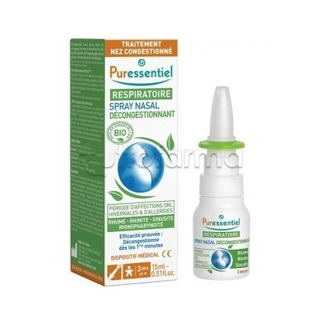 Puressential Spray Decongestionante Nasale 15ml