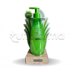 Zuccari Aloe Vera 2 Gel Primitivo d'Aloe Lenitivo Flacone Dispenser 300ml