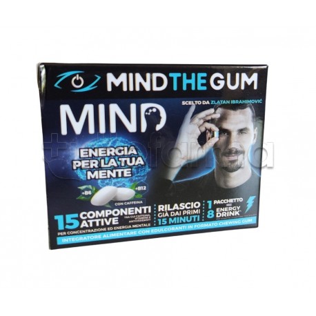 Mind The Gum Mind Integratore per Benessere Mentale e Concentrazione 18 Gomme da Masticare Mind The Gum Mind Integratore per Benessere Mentale e Concentrazione 18 Gomme da Masticare
