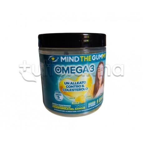 Mind The Gummy Omega3 Integratore per Colesterolo 30 Pastiglie Gommose Mind The Gummy Omega3 Integratore per Colesterolo 30 Pastiglie Gommose