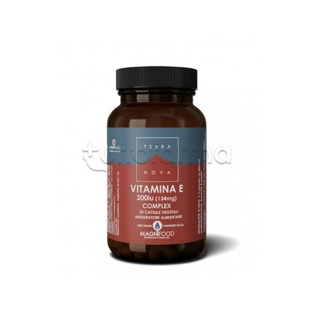 Terranova Vitamina E Complex Integratore Antiossidante 50 Capsule Terranova Vitamina E Complex Integratore Antiossidante 50 Capsule