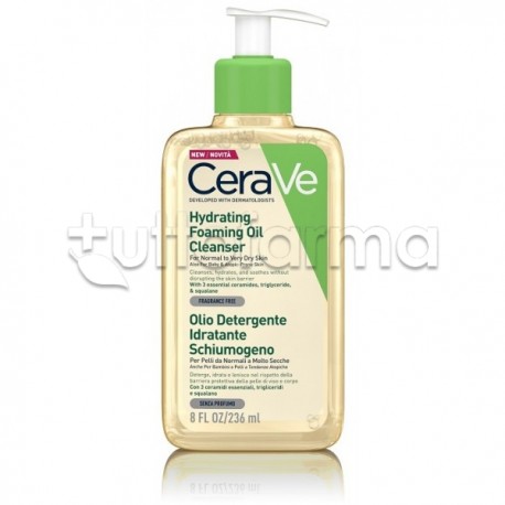 CeraVe Olio Detergente Idratante Schiumogeno Flacone 236ml CeraVe Olio Detergente Idratante Schiumogeno Flacone 236ml