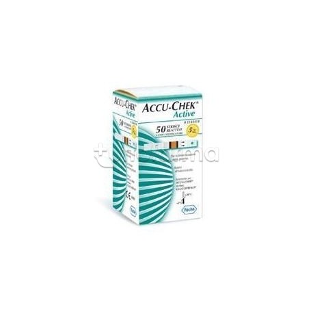 Accu-Chek Active Strisce per Misurazione della Glicemia 50 Pezzi