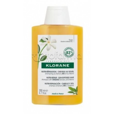 Klorane Les Polysianes Shampoo Doposole al Monoi 200ml Klorane Les Polysianes Shampoo Doposole al Monoi 200ml
