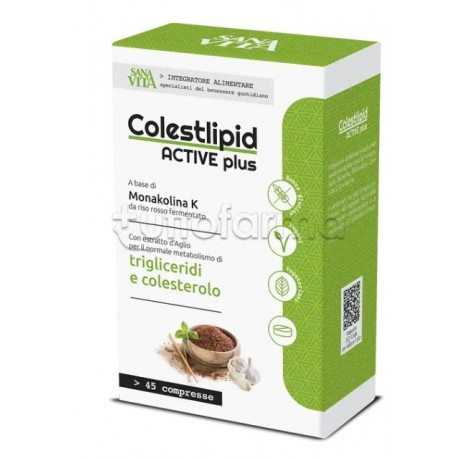 Sanavita ColestLipid Plus Integratore per Colesterolo 45 Compresse