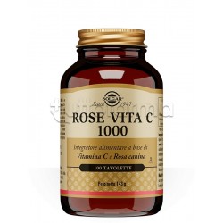 Solgar Rose Vita C 1000 Integratore Vitamina C 100 Tavolette
