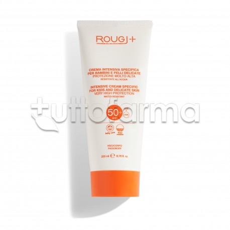 Rougj Crema Solare Intensiva SPF50+ per Bambini e Pelli Delicate 200ml Rougj Crema Solare Intensiva SPF50+ per Bambini e Pelli Delicate 200ml