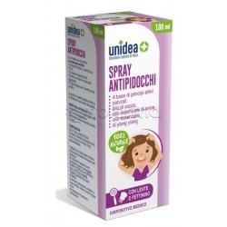 Unidea Spray Antipidocchi con Pettine e Lente Flacone 100ml