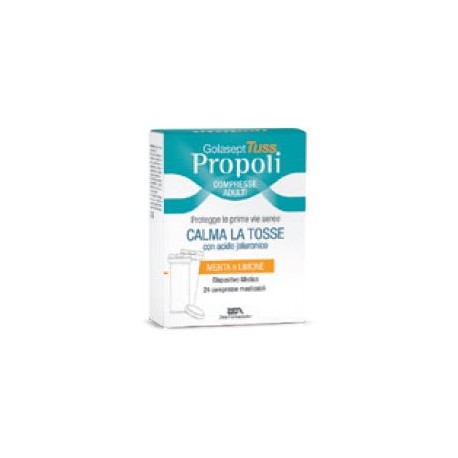 Golasept Tuss Propoli Integratore Lenitivo Gola Irritata 24 Compresse Golasept Tuss Propoli Integratore Lenitivo Gola Irritata 24 Compresse