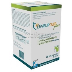 LevelipDuo Plus Integratore per il Colesterolo 28 Stick Liquidi
