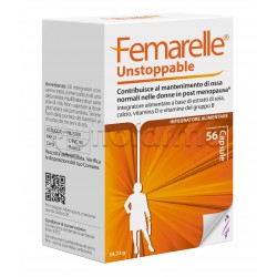 Theramex Femarelle Unstoppable Integratore per le Ossa Post Menopausa 56 Capsule Theramex Femarelle Unstoppable Integratore per le Ossa Post Menopausa 56 Capsule