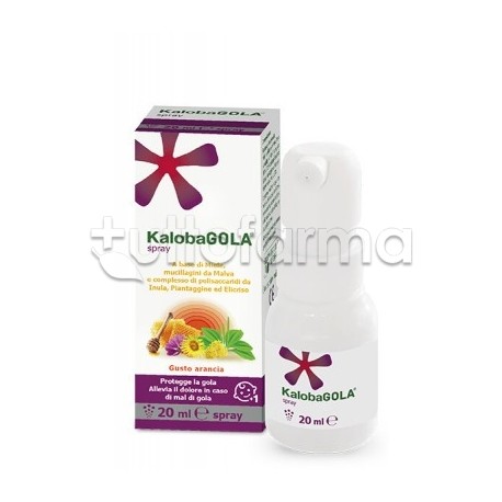 Kaloba Gola Spray per Mal di Gola di Adulti e Bambini 20ml Kaloba Gola Spray per Mal di Gola di Adulti e Bambini 20ml