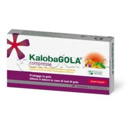 Kaloba Gola Compresse per Mal di Gola Gusto Balsamico 20 Compresse Kaloba Gola Compresse per Mal di Gola Gusto Balsamico 20 Compresse