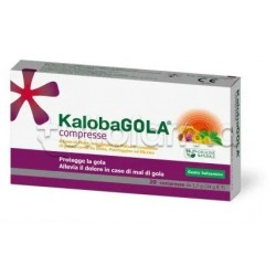 Kaloba Gola Compresse per Mal di Gola Gusto Balsamico 20 Compresse Kaloba Gola Compresse per Mal di Gola Gusto Balsamico 20 Compresse