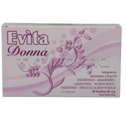 Evita Donna Integratore per Ciclo Mestruale 20 Bustine Evita Donna Integratore per Ciclo Mestruale 20 Bustine