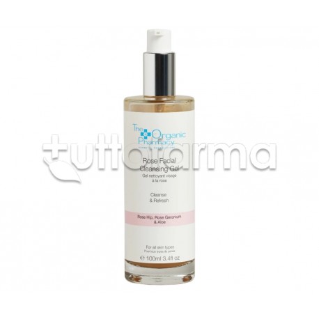 The Organic Pharmacy Rose Facial Cleansing Gel Detergente Delicato 100ml