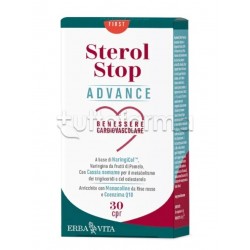 Erba Vita Sterol Stop Advance Integratore per Colesterolo 30 Compresse