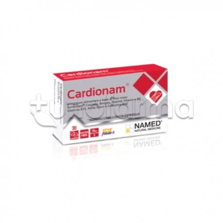 Named Cardionam Integratore per il Colesterolo 30 Compresse Named Cardionam Integratore per il Colesterolo 30 Compresse