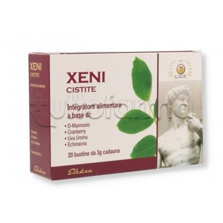 Xeni Cistite Integratore per Cistite 20 Bustine Xeni Cistite Integratore per Cistite 20 Bustine