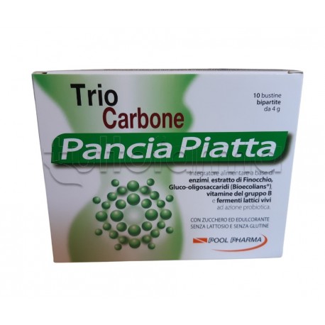 TrioCarbone Pancia Piatta contro Gonfiore 10+10 Bustine
