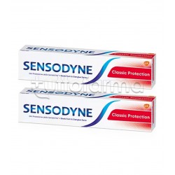 Sensodyne Classic Protection Dentifricio per Denti Sensibili 2x75ml
