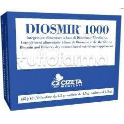 Diosmir 1000 Integratore per Microcircolo 30 Bustine Diosmir 1000 Integratore per Microcircolo 30 Bustine