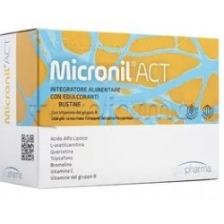 Micronil Act Integratore per Benessere Mentale 30 Bustine Micronil Act Integratore per Benessere Mentale 30 Bustine