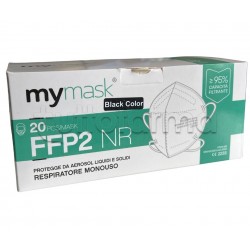 My Mask Mascherina Protettiva FFP2 Nera 20 Pezzi