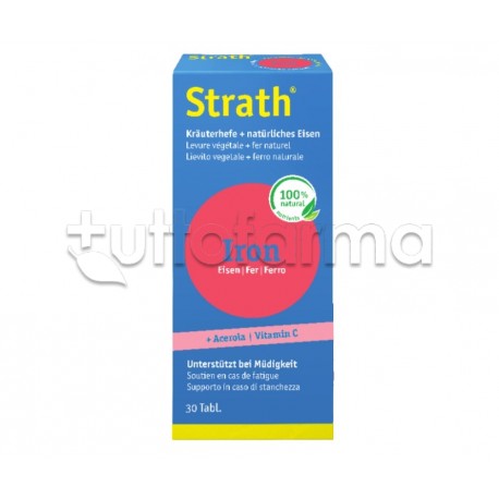 Strath Iron Integratore per Stanchezza e Affaticamento 30 Compresse