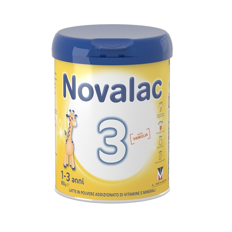 Novalac 3 Latte in Polvere per Bambini da 1-3 Anni 800g