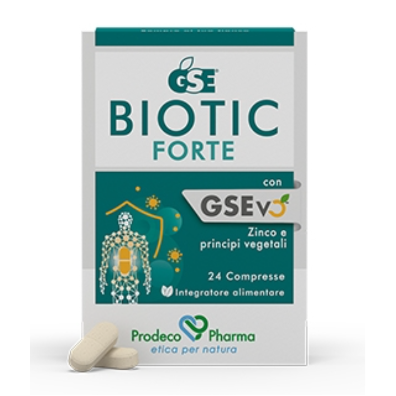 GSE Biotic Forte Integratore Antibiotico Naturale 24 Compresse