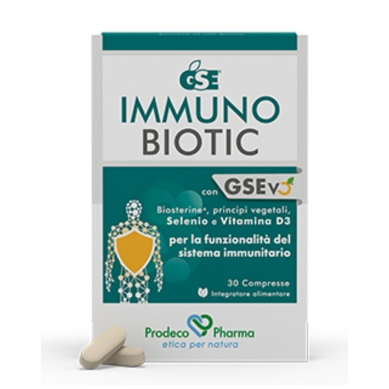 GSE Immunobiotic Integratore per le Difese Immunitarie 30 Compresse