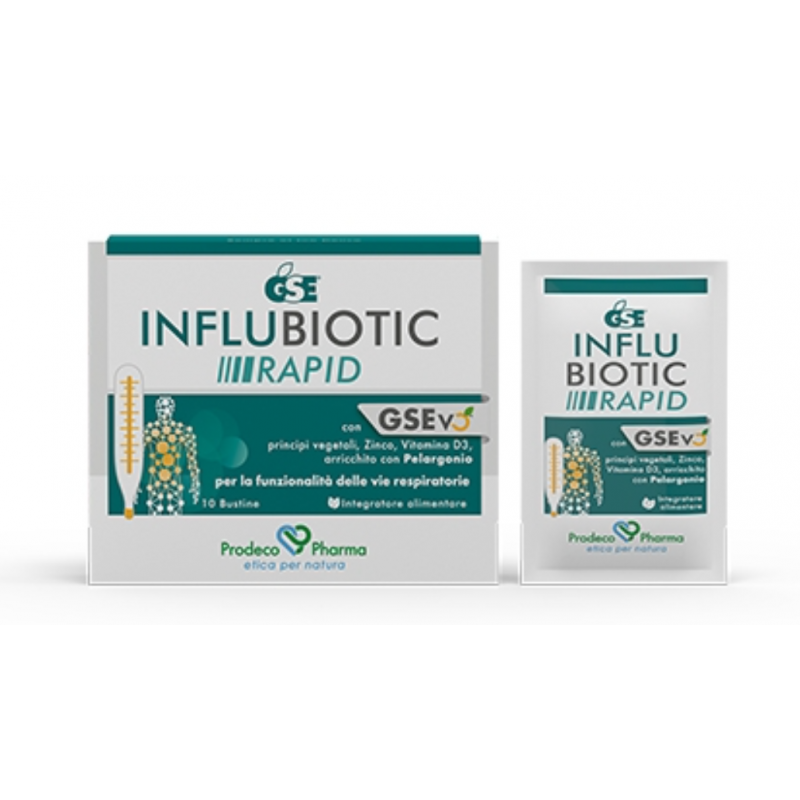 GSE Influbiotic Rapid Integratore per l'Influenza 10 Bustine