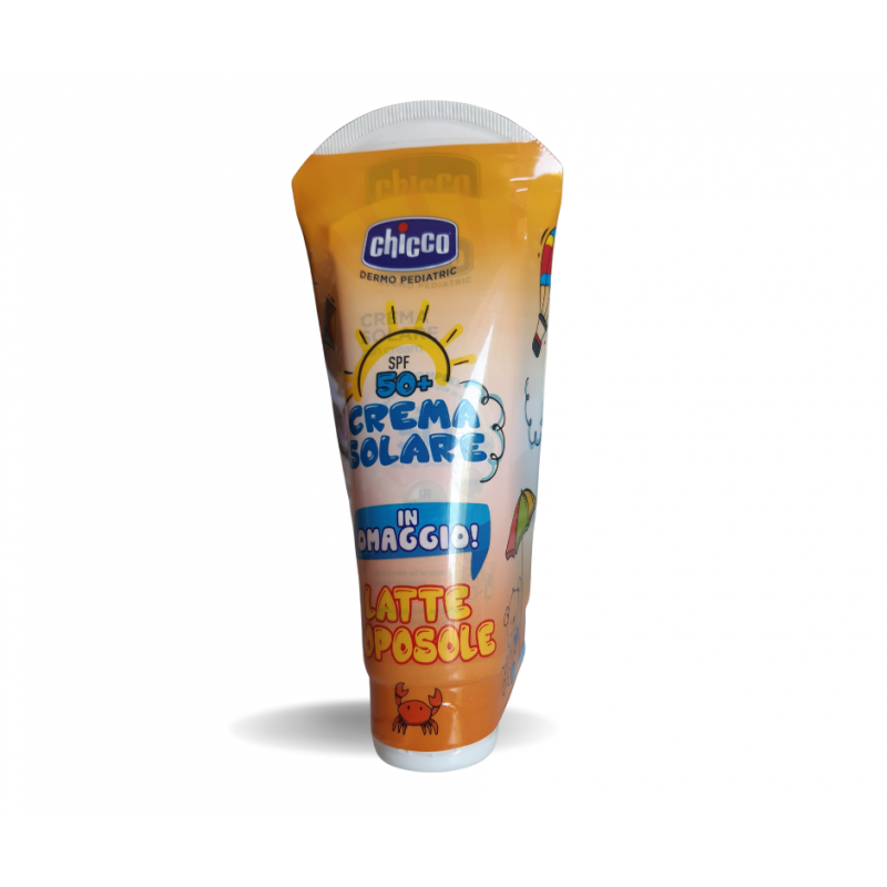 Chicco Crema Solare SPF50+ Omaggio Latte Doposole 75ml+150ml Chicco Crema Solare SPF50+ Omaggio Latte Doposole 75ml+150ml