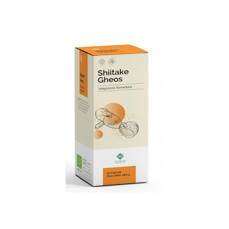 Gheos Shiitake Integratore per Difese Immunitarie 90 Capsule Gheos Shiitake Integratore per Difese Immunitarie 90 Capsule