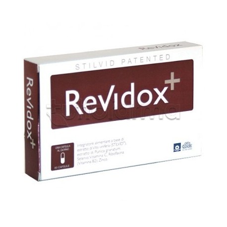 Revidox Integratore con Resveratrolo Antiossidante 60 Capsule