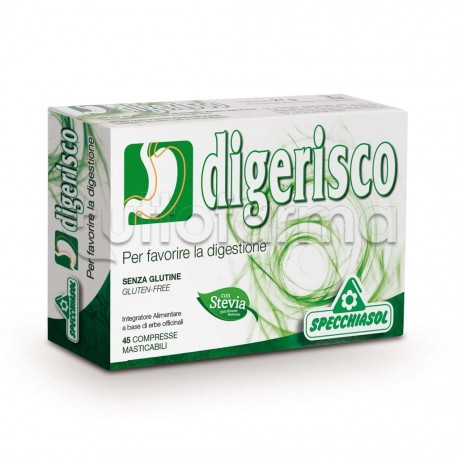 Specchiasol Digerisco Integratore per Digestione e Gonfiore 45 Compresse Specchiasol Digerisco Integratore per Digestione e Gonfiore 45 Compresse