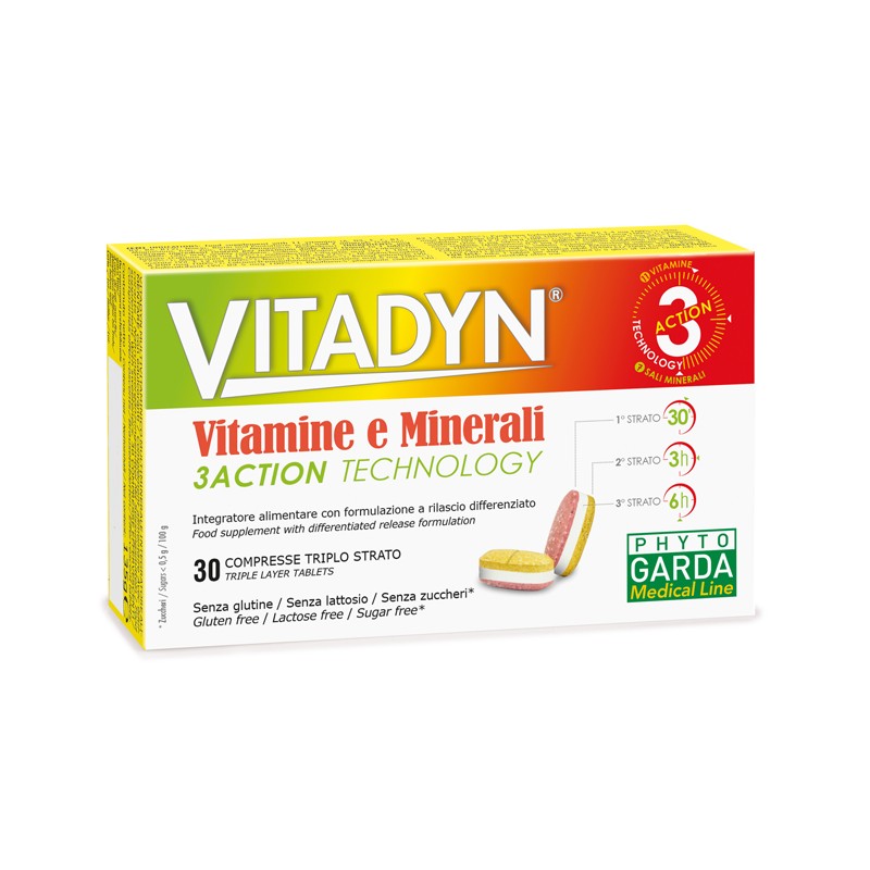 Named Vitadyn Integratore Multivitaminico 30 Compresse Named Vitadyn Integratore Multivitaminico 30 Compresse