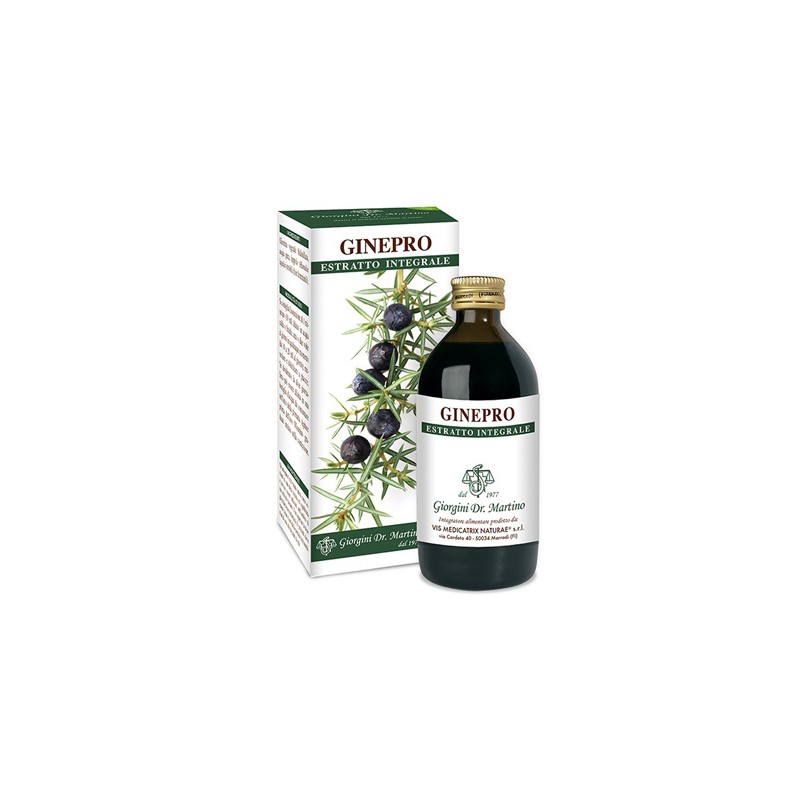 Dr. Giorgini Ginepro Integratore Drenante 200ml Dr. Giorgini Ginepro Integratore Drenante 200ml