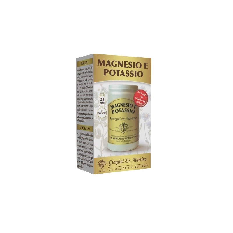 Dr. Giorgini Magnesio E Potassio 180g Dr. Giorgini Magnesio E Potassio 180g
