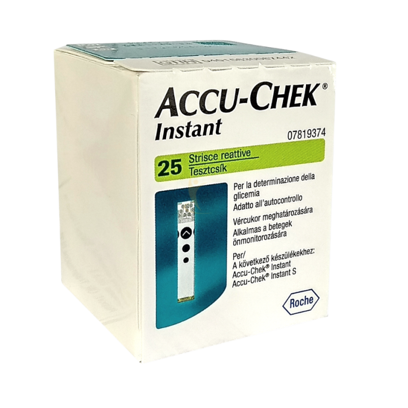 Accu-Chek Instant Instant per Misurazione della Glicemia 25 Pezzi