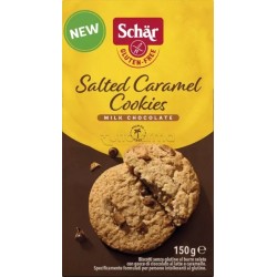 Schar Salted Caramel Cookies Biscotti al Caramello Salato Senza Glutine 250g