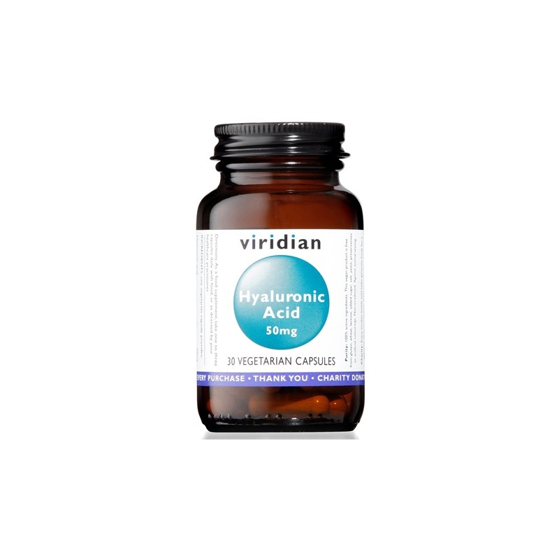 Viridian Hyaluronic Acid Integratore per Articolazioni 30 Capsule