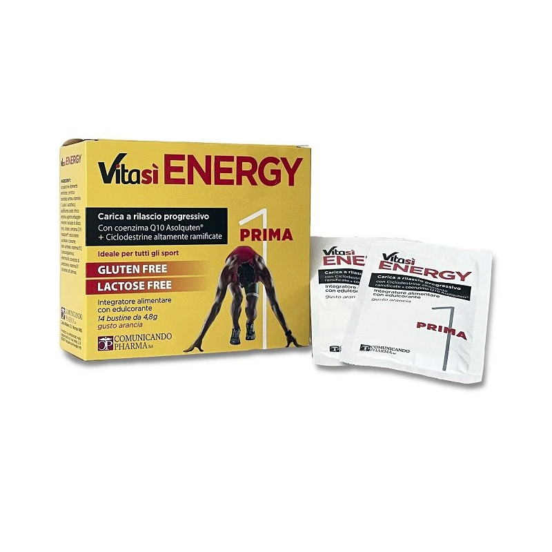 Vitasì Energy 1 Prima Integratore Energizzante 14 Bustine Vitasì Energy 1 Prima Integratore Energizzante 14 Bustine