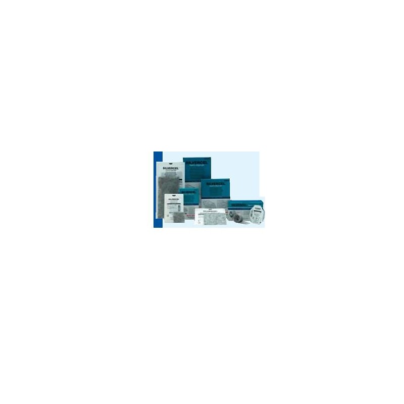 Sivercel Medicazione per Ferite e Piaghe 5X5cm 10 Pezzi