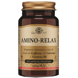 Solgar Amino-Relax Integratore per il Benessere Mentale 30 Capsule Vegetali Solgar Amino-Relax Integratore per il Benessere Mentale 30 Capsule Vegetali
